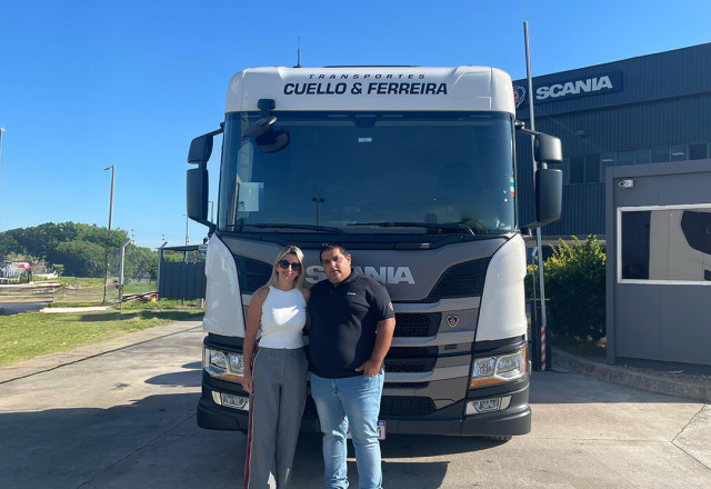 AUTOMOTORA H. PINTADO / SCANIA. Transportes Cuello y Ferreira