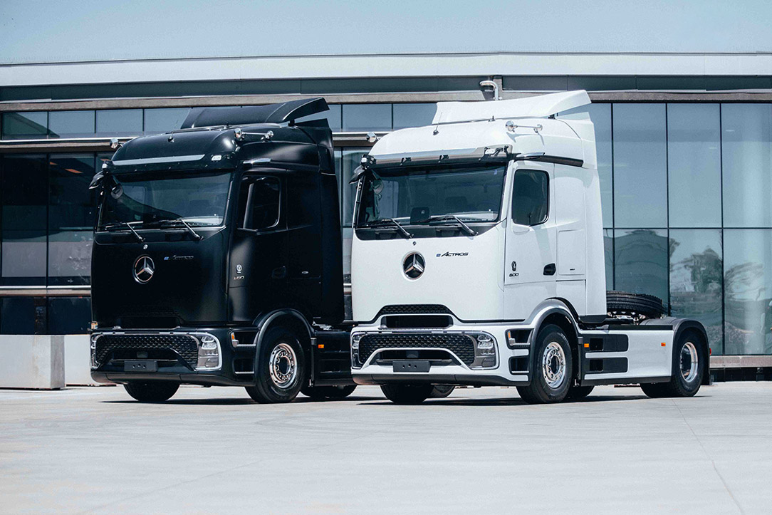 Transporte eléctrico a batería en Chile: Primer Mercedes-Benz eActros 600 entregado a cliente