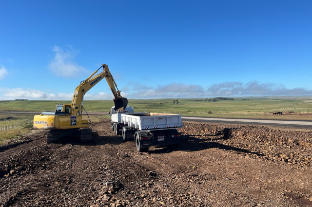 Avanzan las obras viales en la Ruta 31, Tacuarembó - Salto