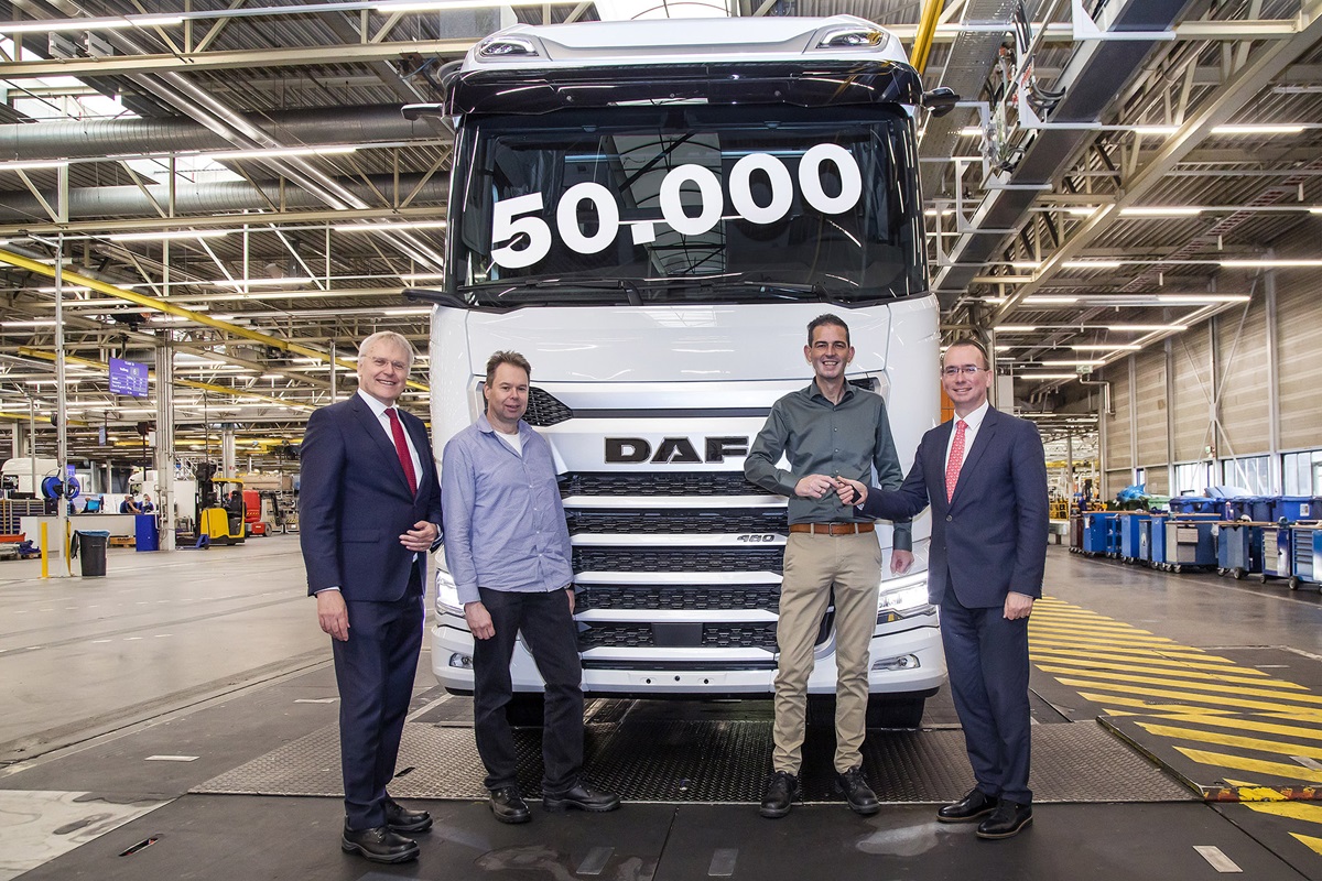 DAF alcanza las 50.000 unidades de camiones de Nueva Generación