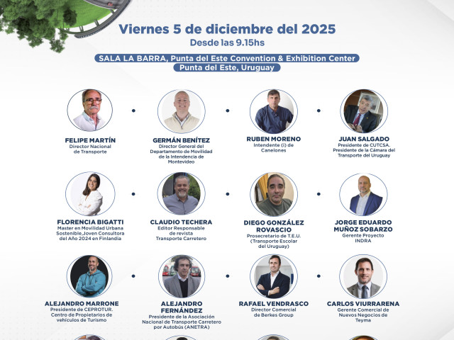 Primer Foro PASAJEROS en EXPOCARGA: Uruguay pone en movimiento el futuro del transporte de personas Primer Foro PASAJEROS en EXPOCARGA: Uruguay pone en movimiento el futuro del transporte de personas