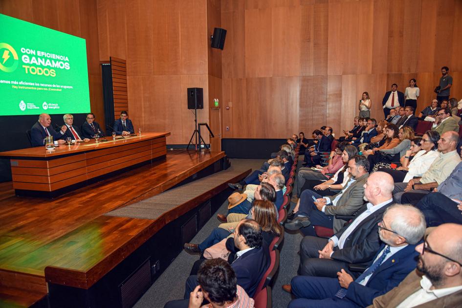 El MIEM lanzó sus instrumentos para seguir apoyando la eficiencia energética en hogares y sectores productivos