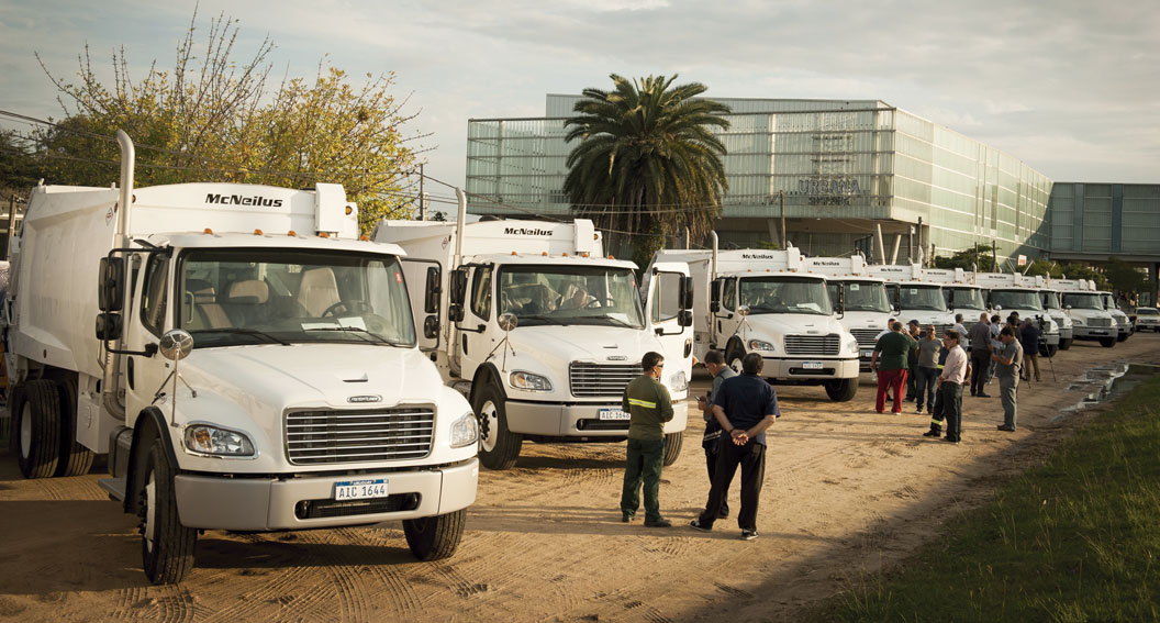 Autolider Uruguay S.A. vendió 26 camiones a la Intendencia de Canelones
