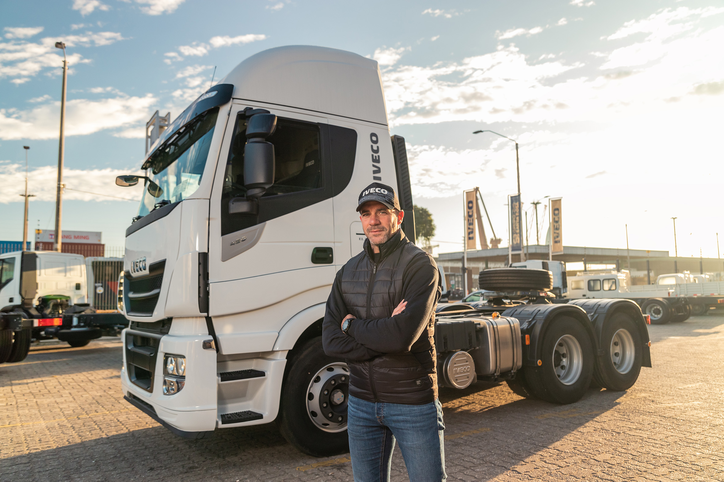El DT Walter Pandiani es la imagen de IVECO