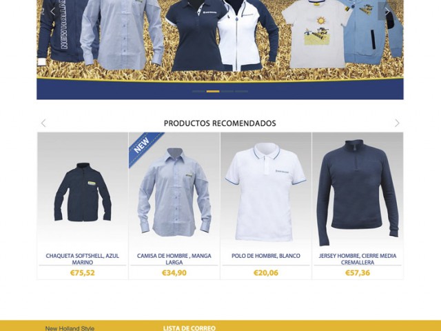 www.newhollandstyle.com: el nuevo sitio de comercio electrónico para los seguidores de la marca New Holland