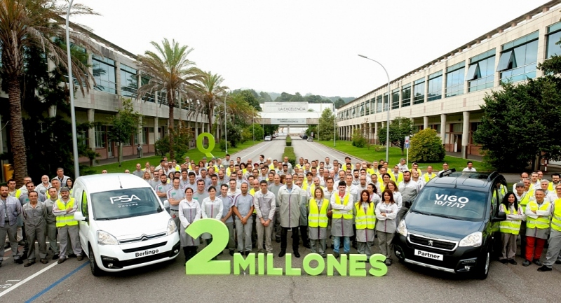 La planta de Vigo alcanza 2 millones de Citroën Berlingo y Peugeot Partner