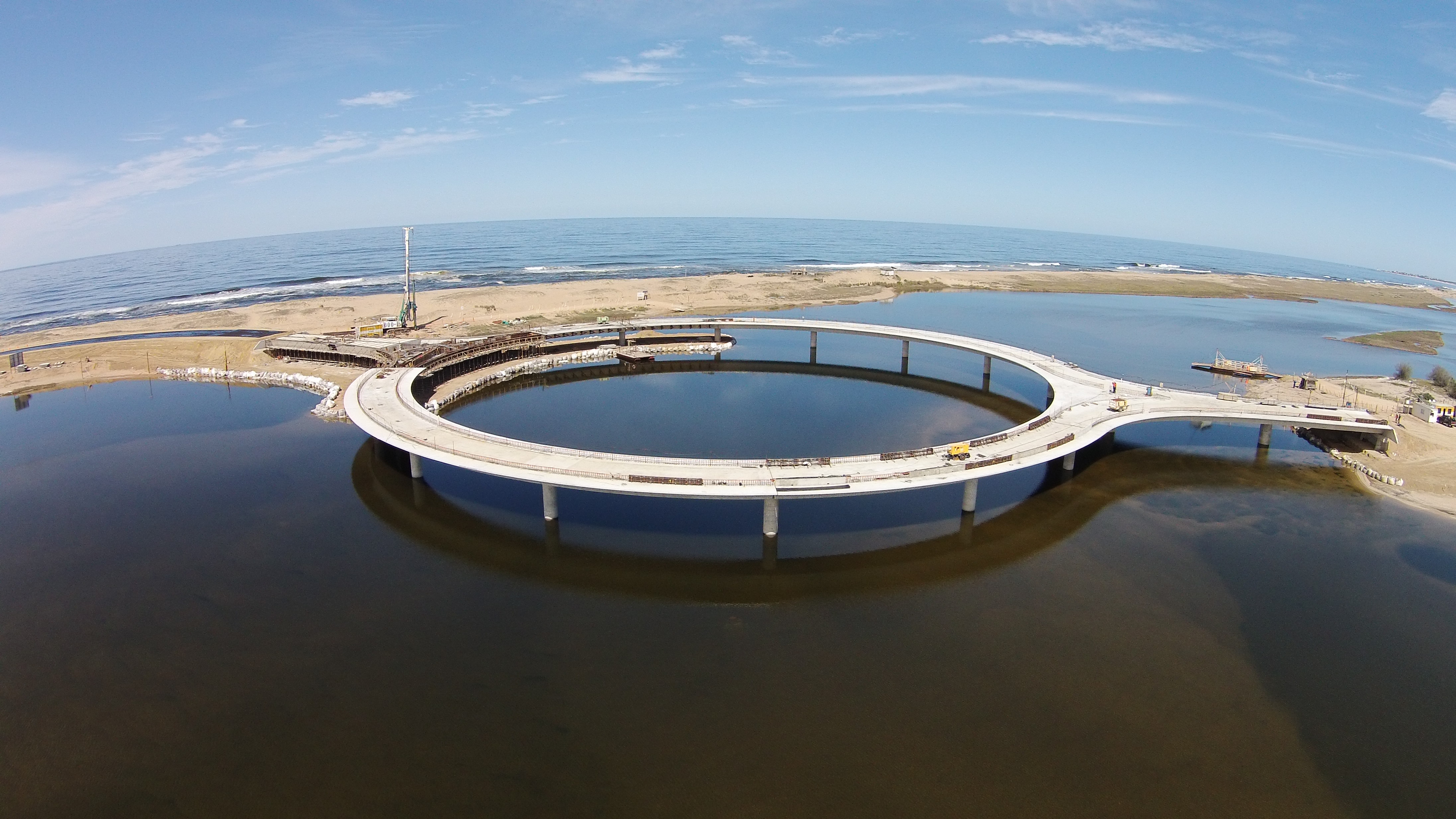 SACEEM culminó la construcción del puente sobre Laguna Garzón