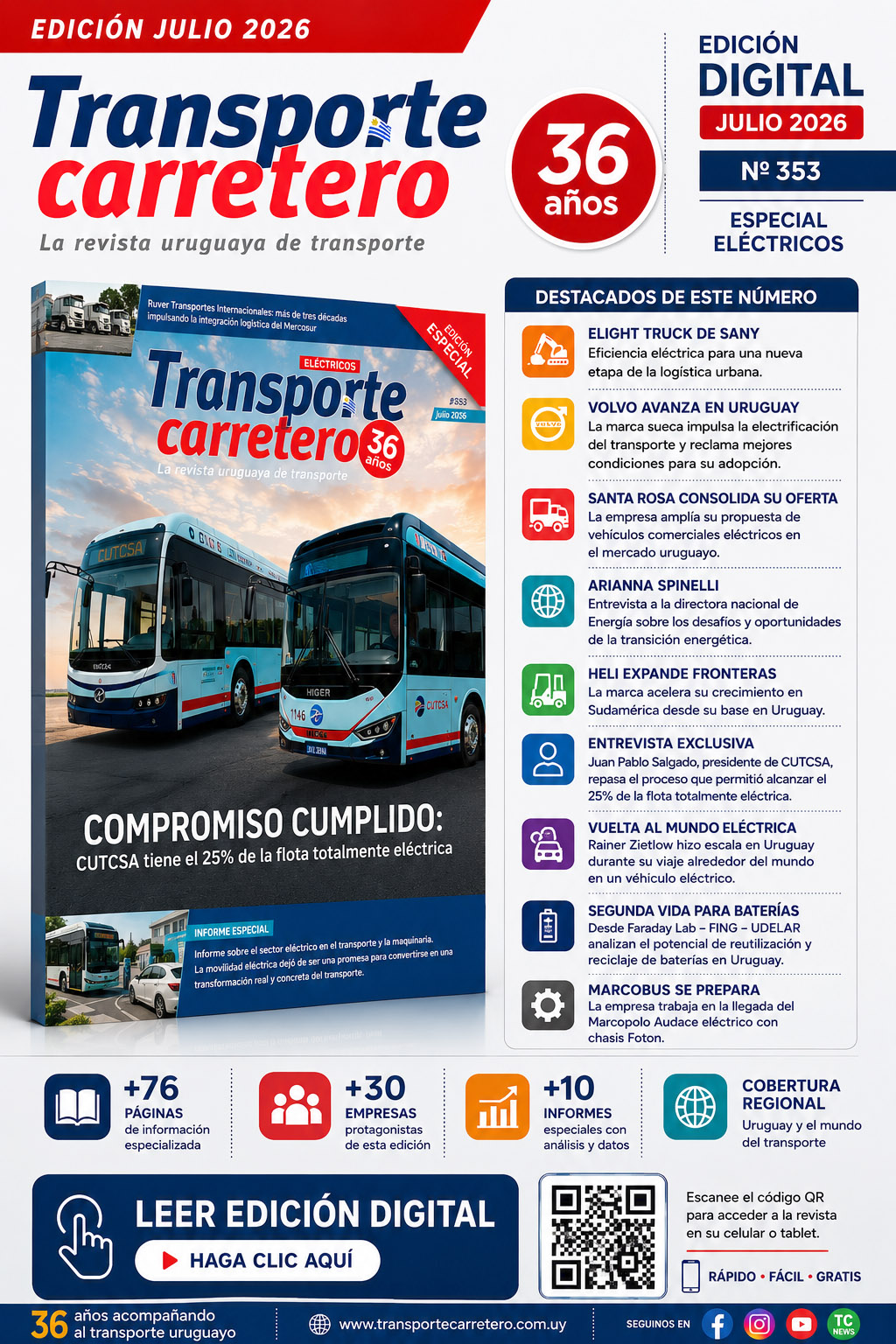 Última Edición de Transporte Carretero - JULIO 2026