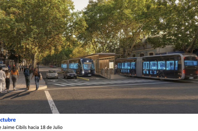 Mirá cómo será el nuevo transporte de Montevideo: los renders que lo muestran todo