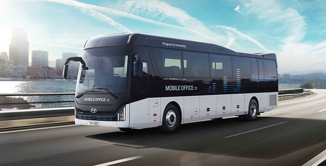 Hyundai Motor Company lanzó el primer espacio de oficina móvil producido en masa de Corea, 'Universe Mobile Office'
