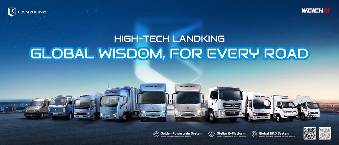 WEICHAI LANDKING presentará su nueva gama de vehículos comerciales de energía renovable en Auto China 2026