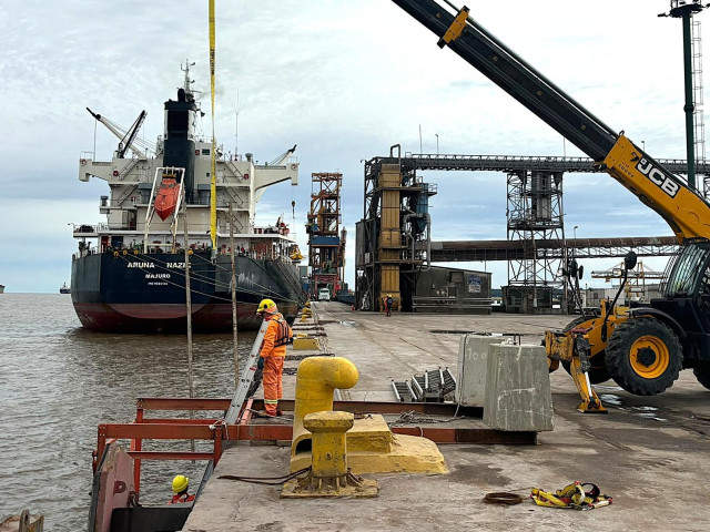 Comienzo de obras en el puerto de Nueva Palmira Comienzo de obras en el puerto de Nueva Palmira