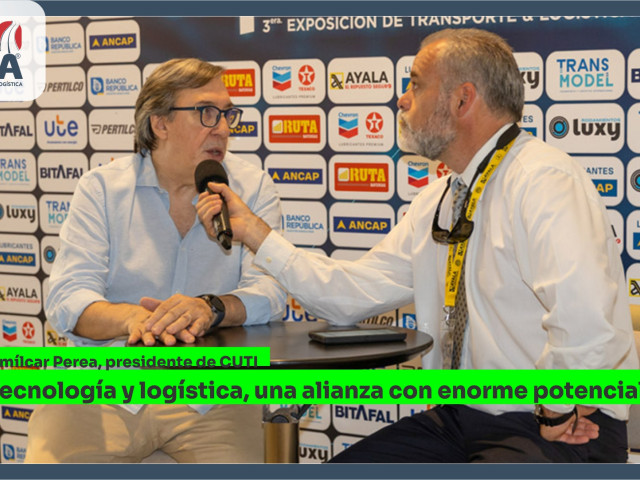 Amílcar Perea, presidente de CUTI, en ExpoCarga 2025: Tecnología y logística, una alianza con enorme potencial Amílcar Perea, presidente de CUTI, en ExpoCarga 2025: Tecnología y logística, una alianza con enorme potencial