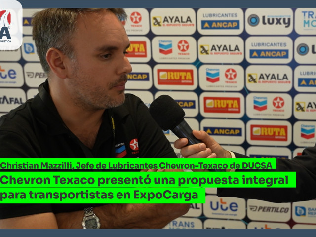 Chevron Texaco presentó una propuesta integral para transportistas en ExpoCarga Chevron Texaco presentó una propuesta integral para transportistas en ExpoCarga