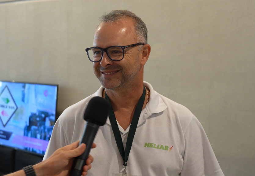 Hernán Cedrés destacó la presencia de Heliar en la ExpoCarga: “ExpoCarga es el lugar y el momento justo del año”