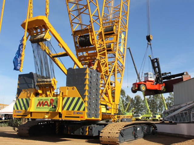 XCMG vendió la grúa más grande del país