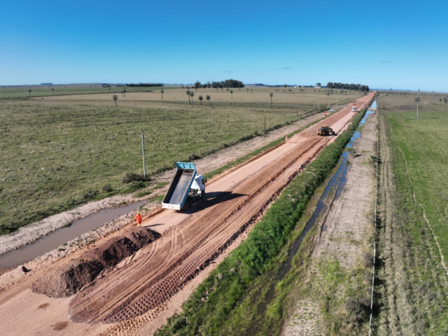 En Rocha: Avanzan las obras de rehabilitación en la Ruta 14 En Rocha: Avanzan las obras de rehabilitación en la Ruta 14