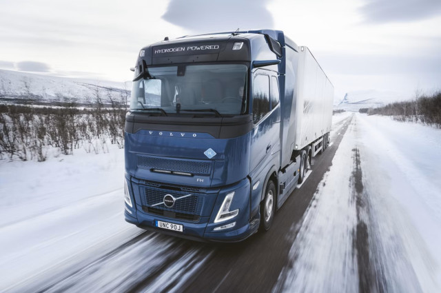 El futuro camión de hidrógeno de Volvo Trucks: potente y eficiente en consumo de combustible